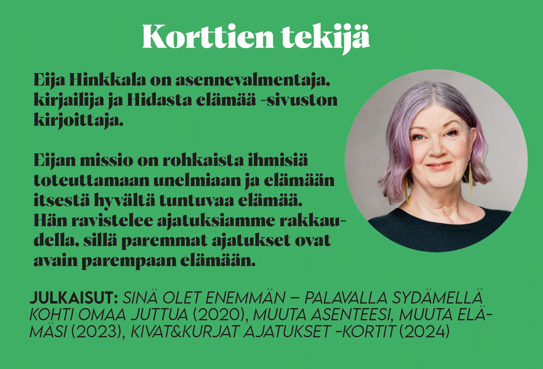 Hidasta Elämää Anna Itsellesi Mahdollisuus Asennekortit - Image 9