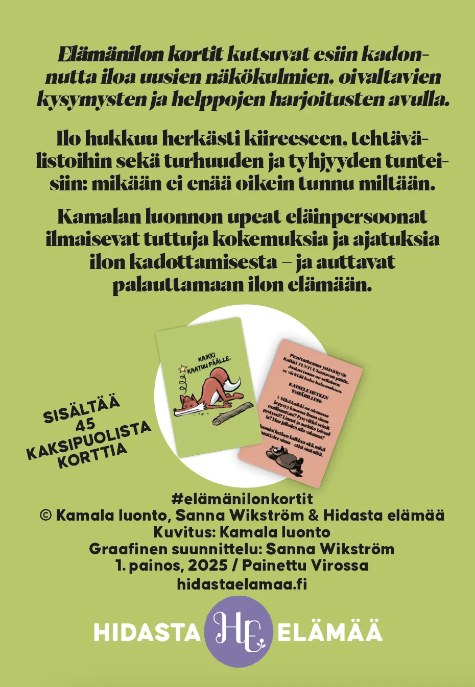 Hidasta Elämää Elämänilon kortit - Image 6