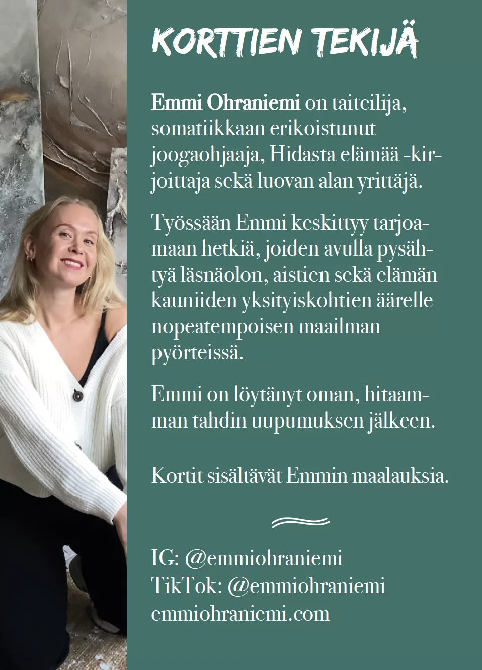 Hidasta Elämää Hitaammassa Tahdissa Rauhoittumiskortit - Image 9
