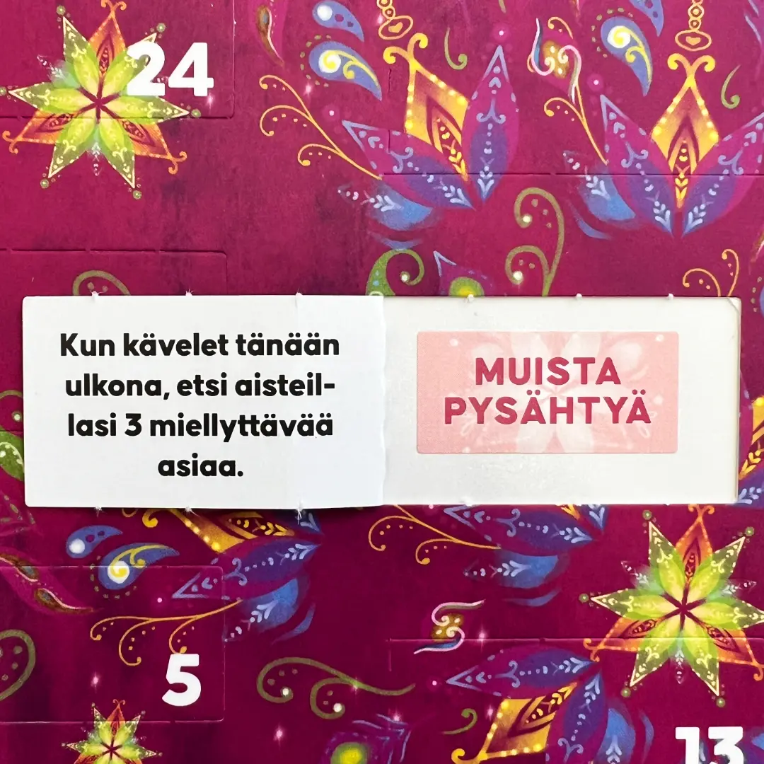 Hidasta Elämää Onnenhetkien Joulukalenteri - Image 5