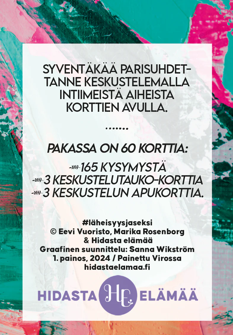 Hidasta Elämää Parisuhteen Keskustelukortit - Läheisyys ja Seksi - Image 7