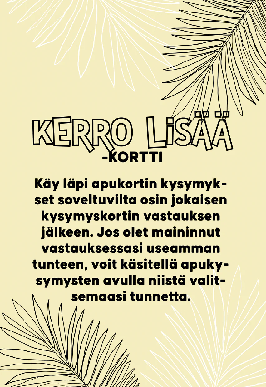 Hidasta Elämää Puhutaan Tunteista -kortit - Image 7