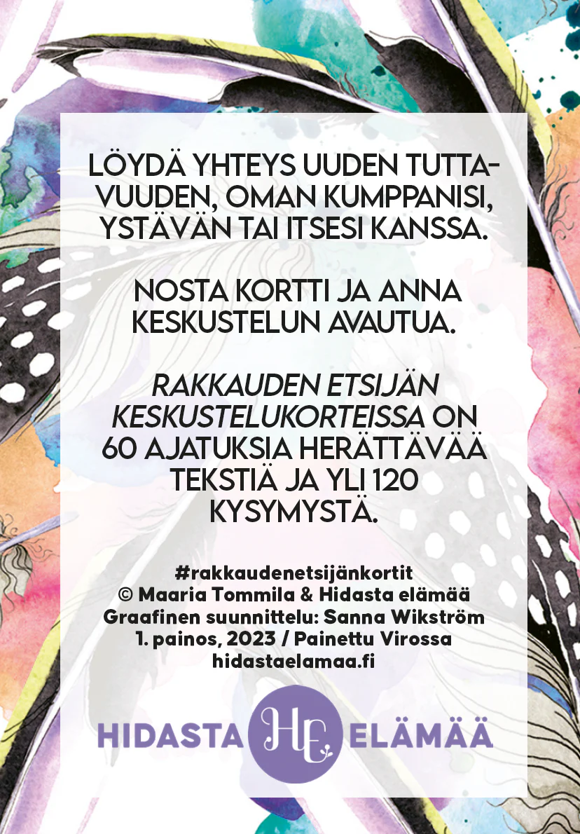 Hidasta Elämää Rakkauden Etsijän Keskustelukortit - Image 8