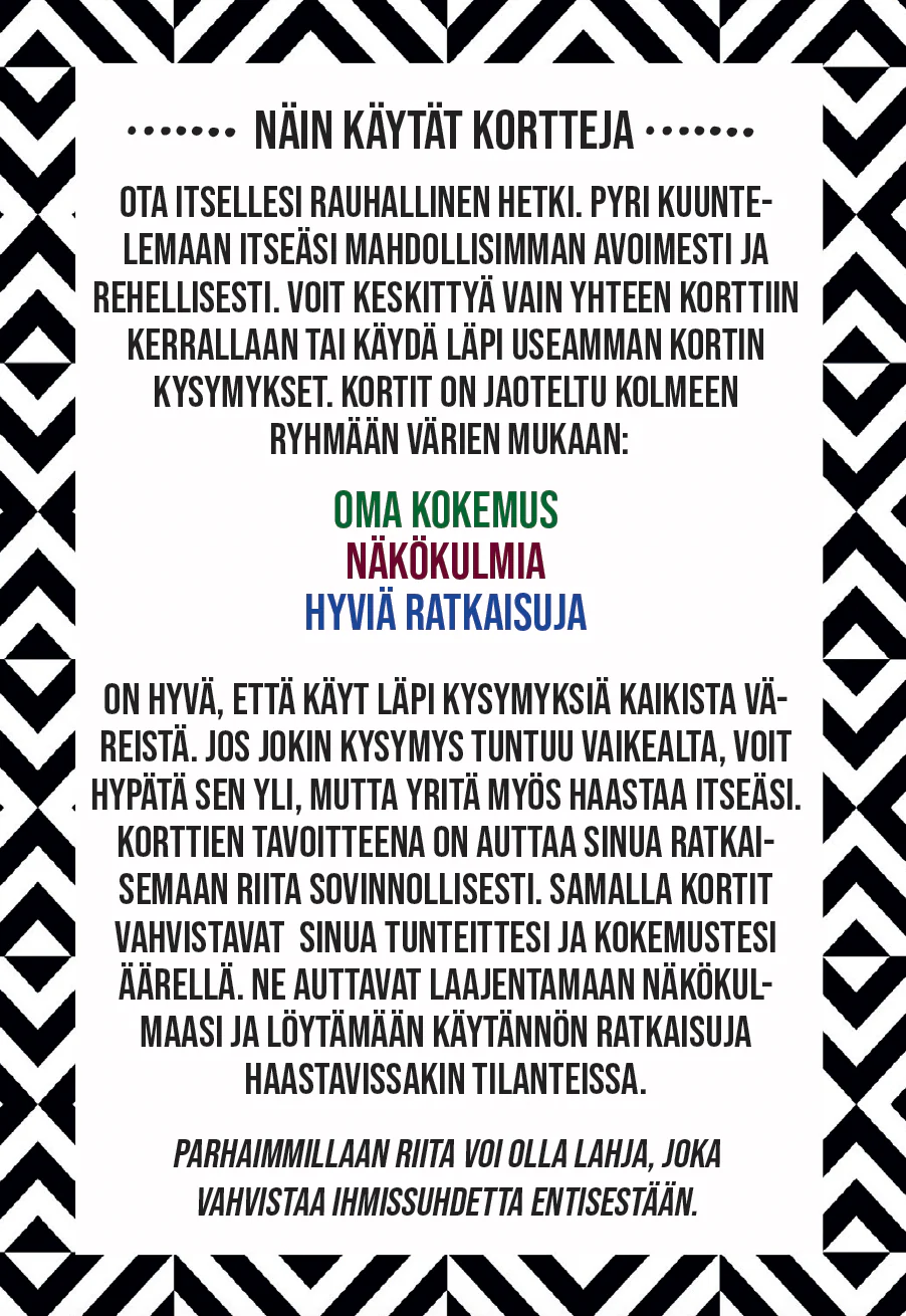 Hidasta Elämää Riidan Ratkaisu -kortit - Image 9