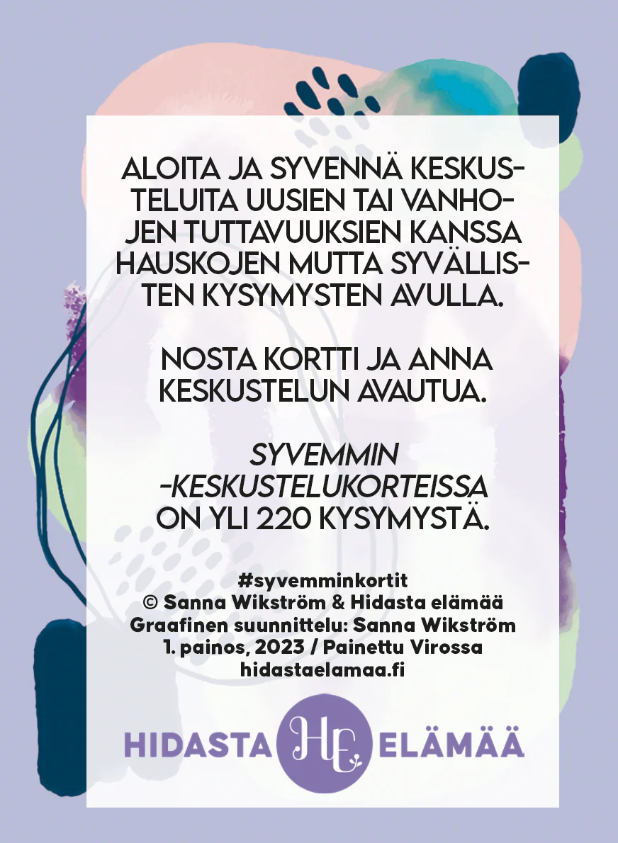 Hidasta Elämää Syvemmin Keskustelukortit - Image 10