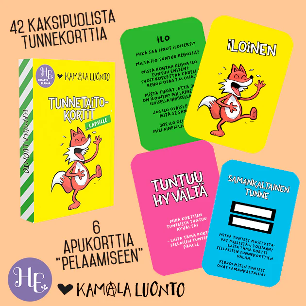 Hidasta Elämää Tunnetaitokortit Lapsille - Image 3