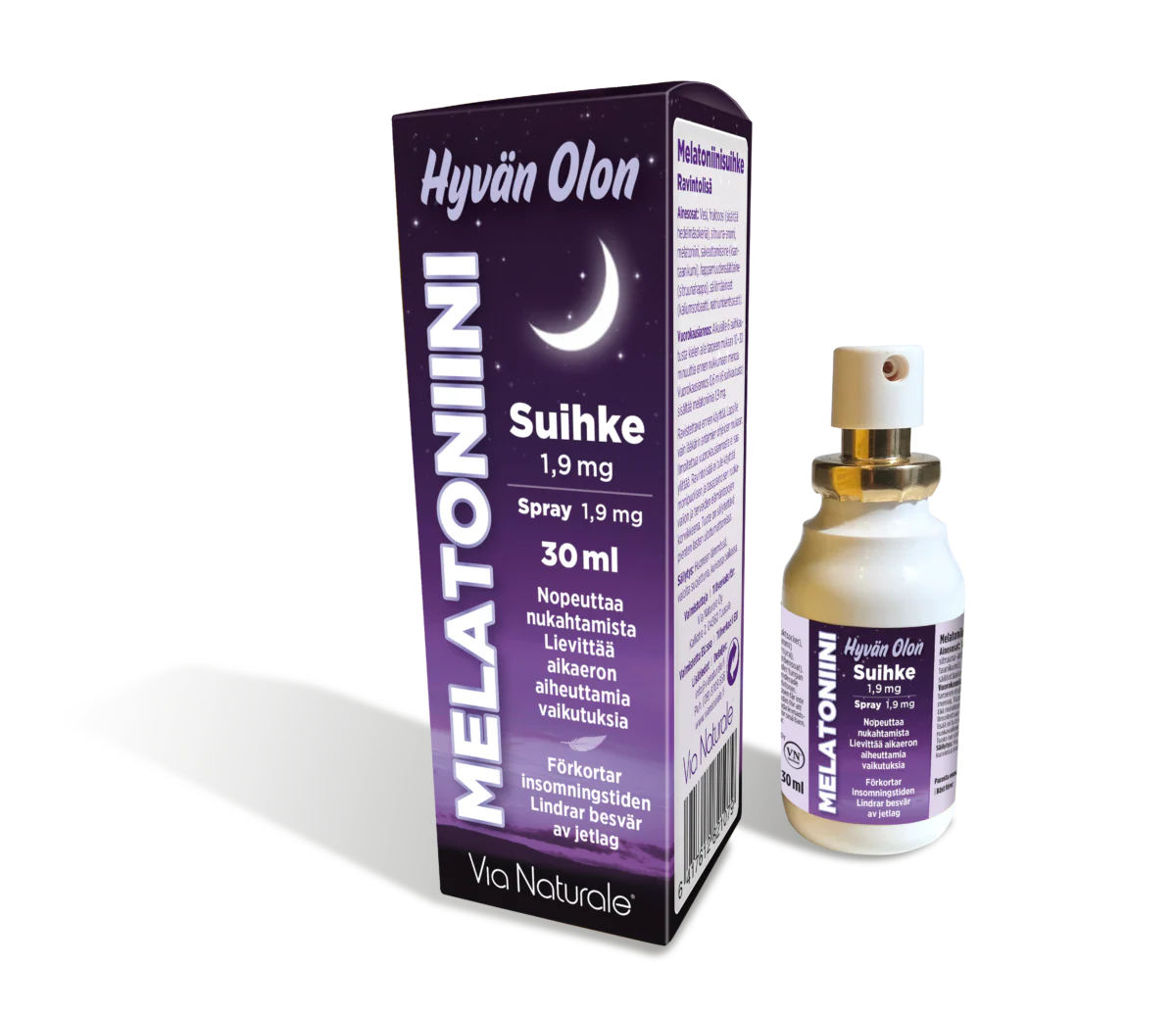 Hyvän Olon Melatoniinisuihke 1,9 mg