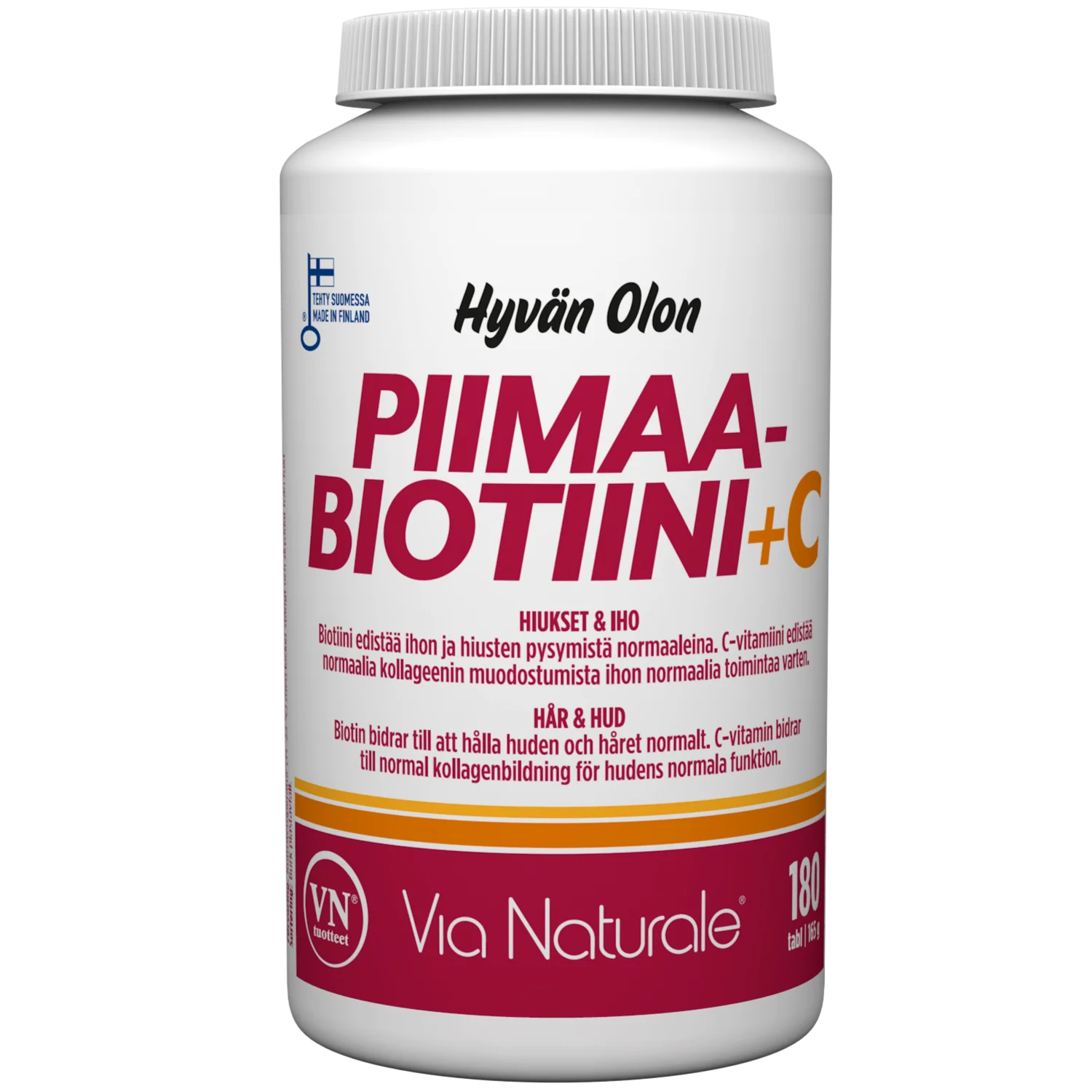 Hyvän Olon Piimaa-Biotiini + C-vitamiini