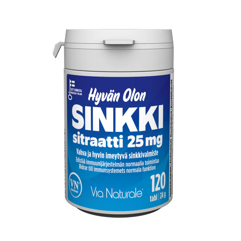 Hyvän Olon Sinkkisitraatti 25 mg