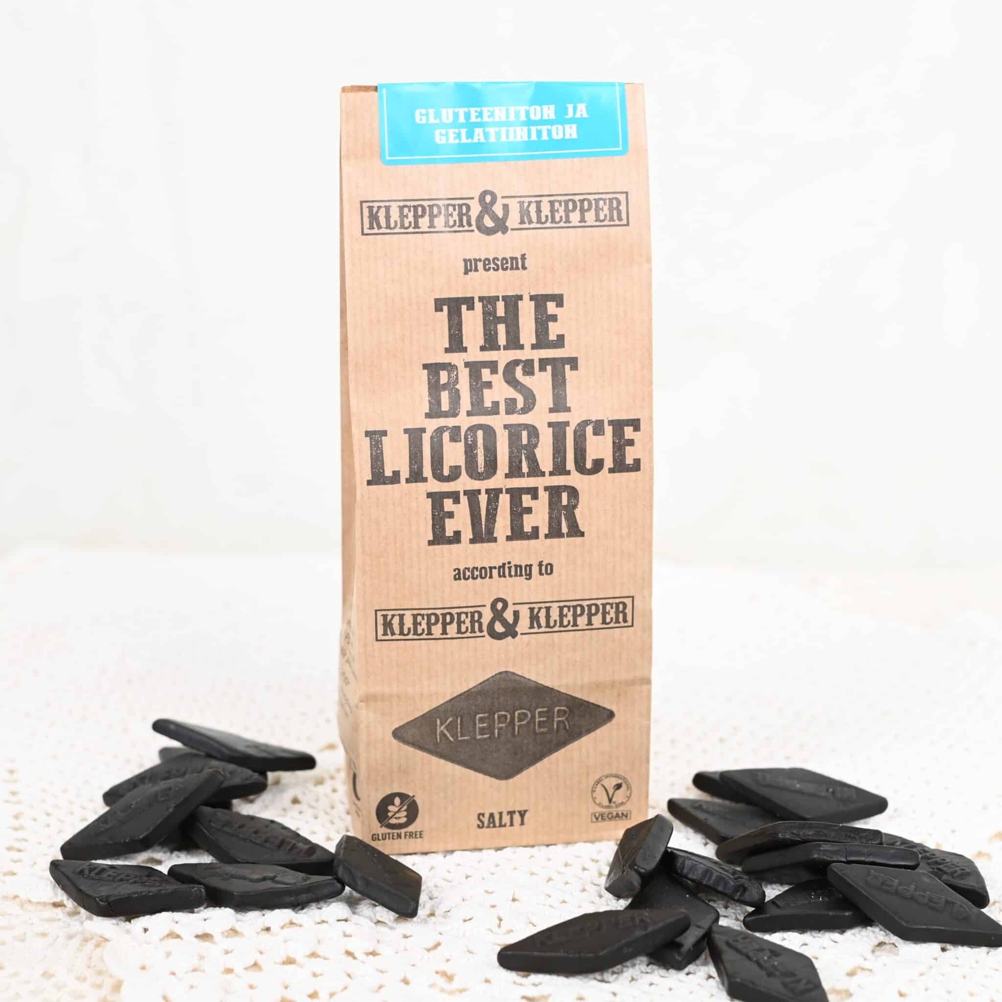 Klepper & Klepper Gluteeniton Lakritsi Salty