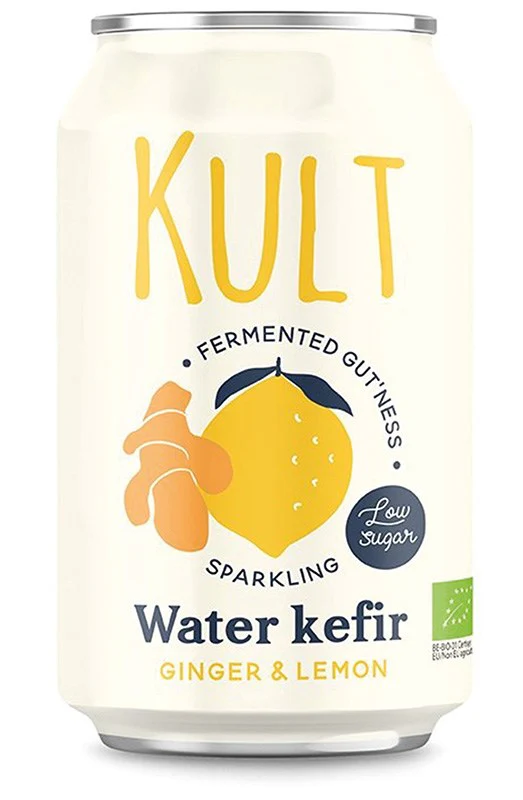 Kult Luomu Vesikefiirijuoma Inkivääri & Sitruuna