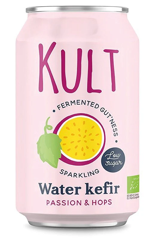 Kult Luomu Vesikefiirijuoma Passion & Humala