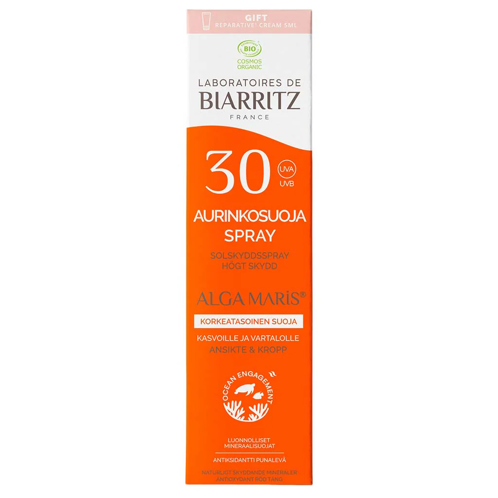 Laboratoires de Biarritz Aurinkosuojapray SPF30