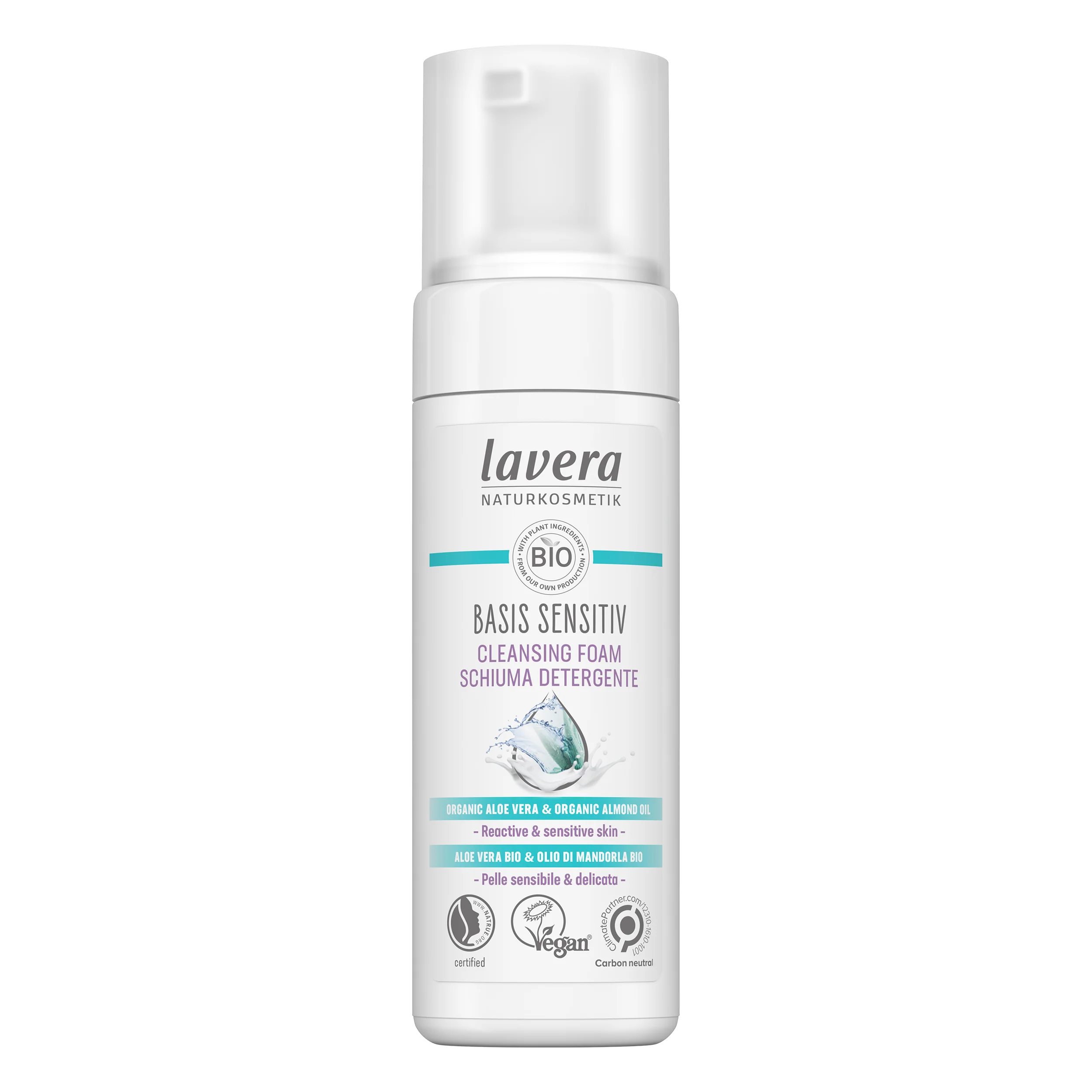 Lavera Basis Sensitiv Calming Puhdistusvaahto