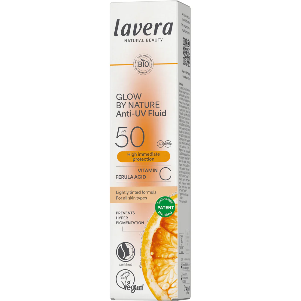 Lavera Glow By Nature Anti-UV Fluid SPF50 - Image 2