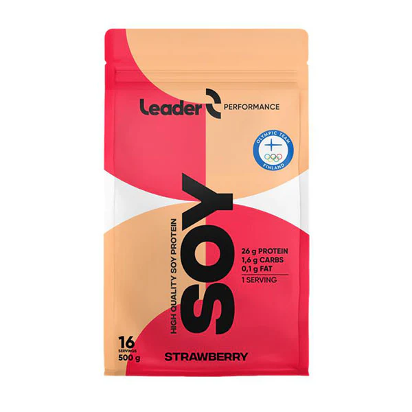 Leader Performance Soijaproteiini Mansikka