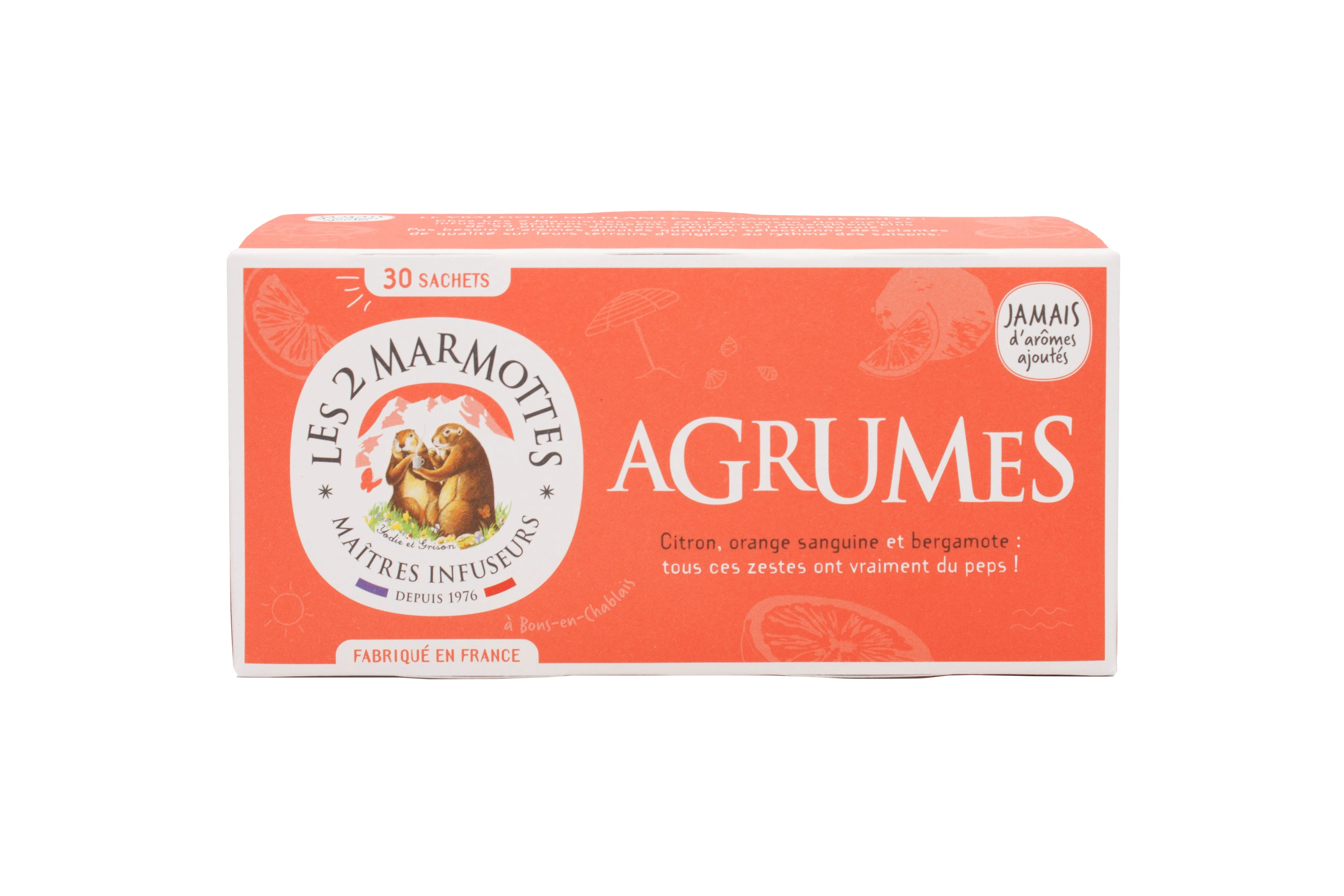 Les 2 Marmottes Agrumes Yrttitee  (Parasta ennen 31.05.2026)