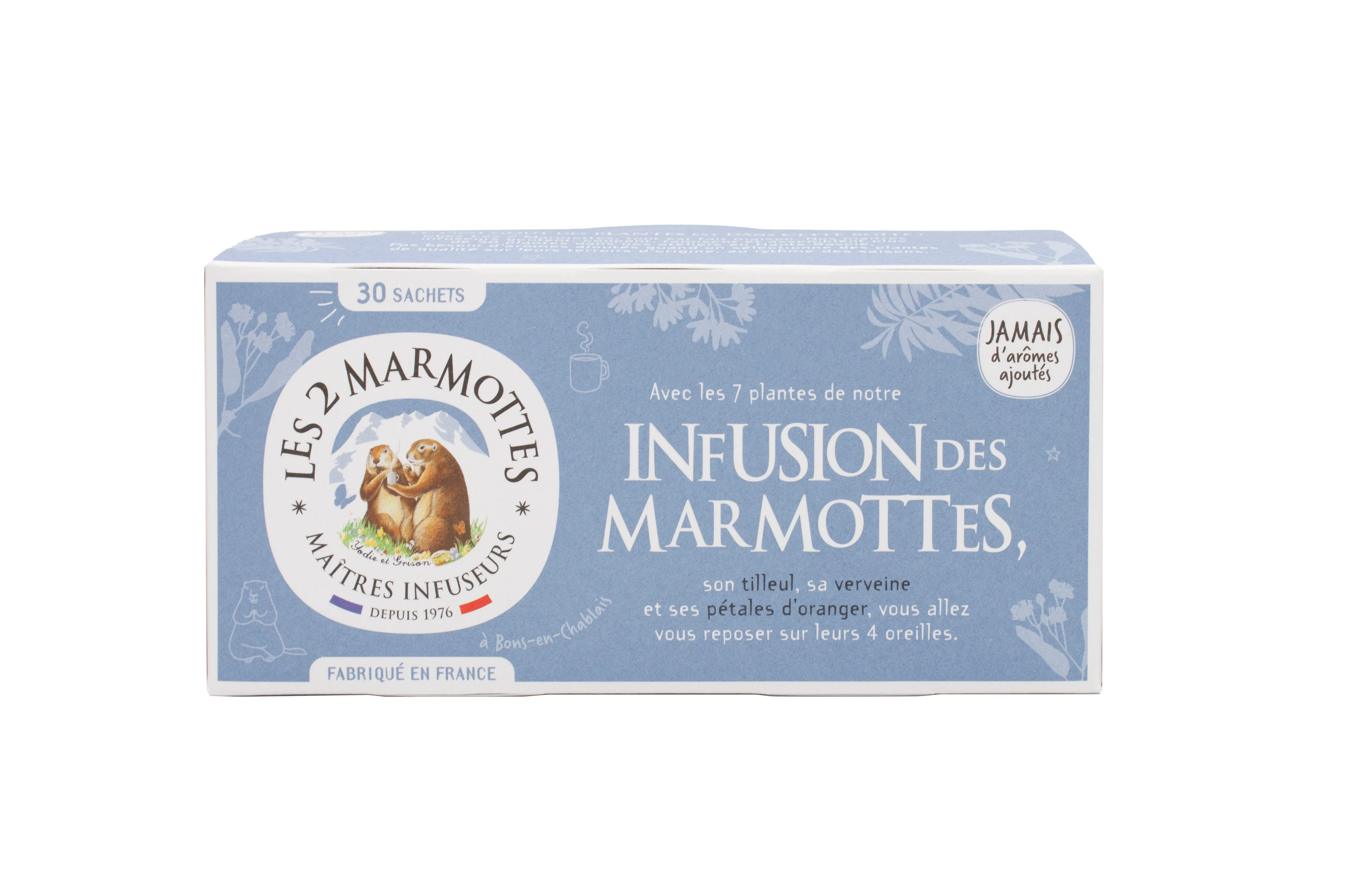 Les 2 Marmottes Infusion des Marmottes Yrttitee  (Parasta ennen 31.05.2026)