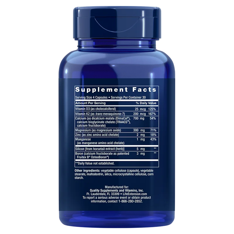 Life Extension Bone Restore with Vitamin K2 - Image 2