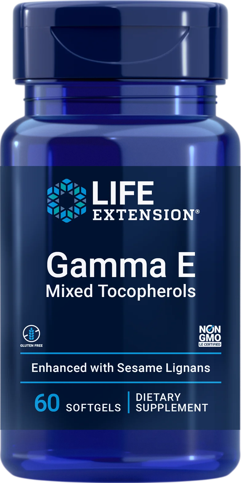 Life Extension Gamma E Mixed Tocopherols with Sesame Lignans