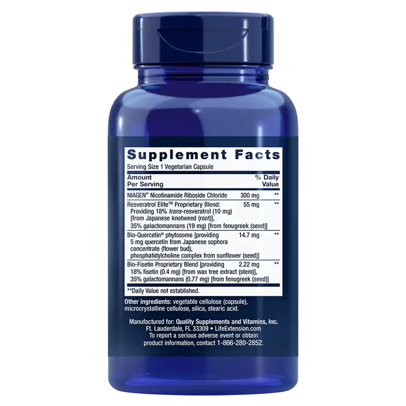 Life Extension NAD+ Cell Regenerator and Resveratrol Elite - Image 2
