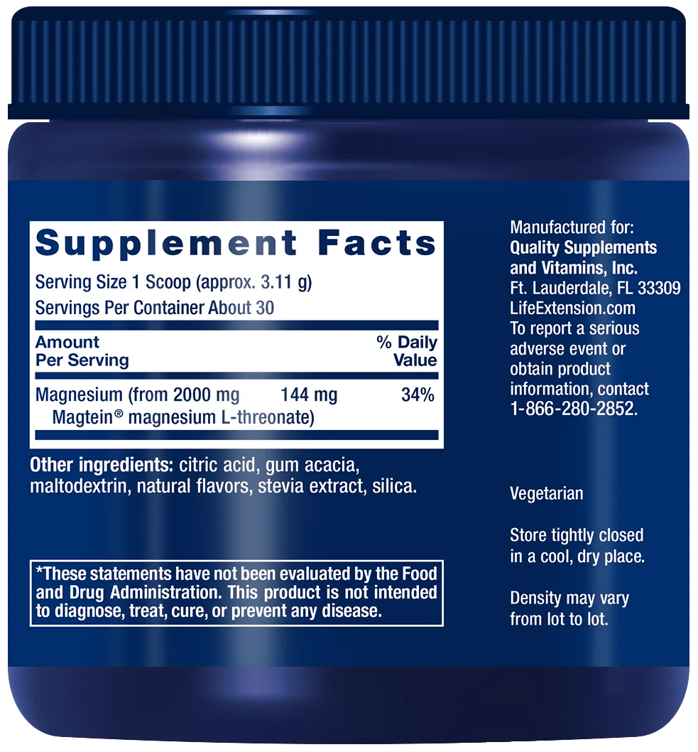 Life Extension Neuro-Mag® Magnesium L-Threonate - Image 2