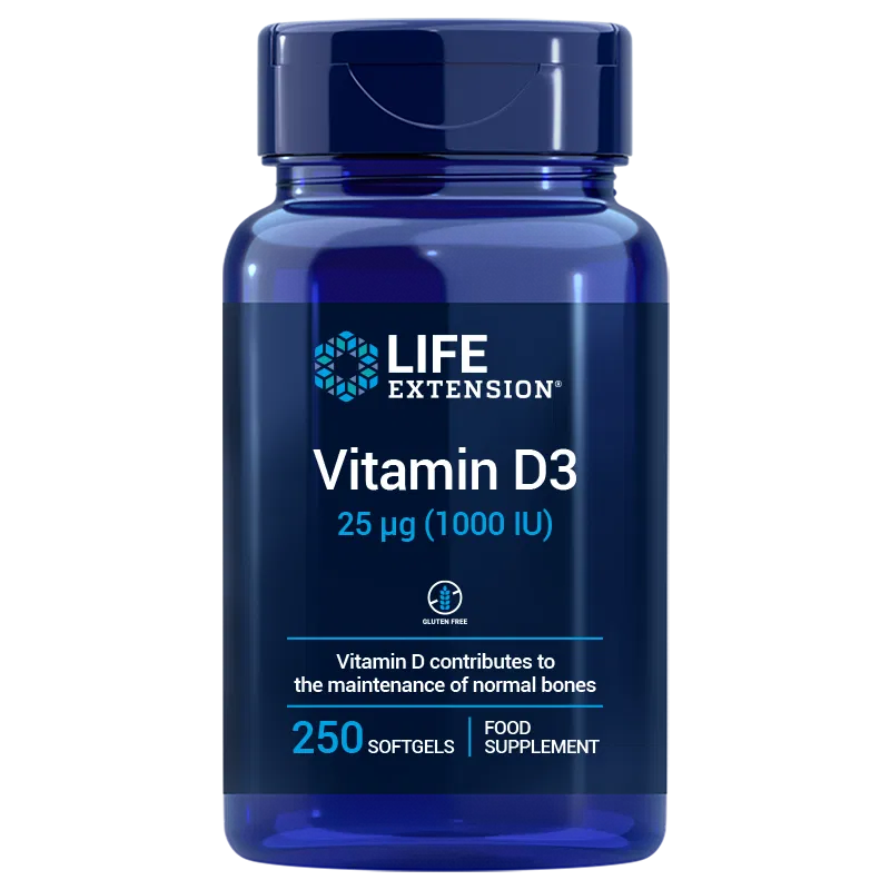 Life Extension Vitamin D3 25 mikrog - Image 2