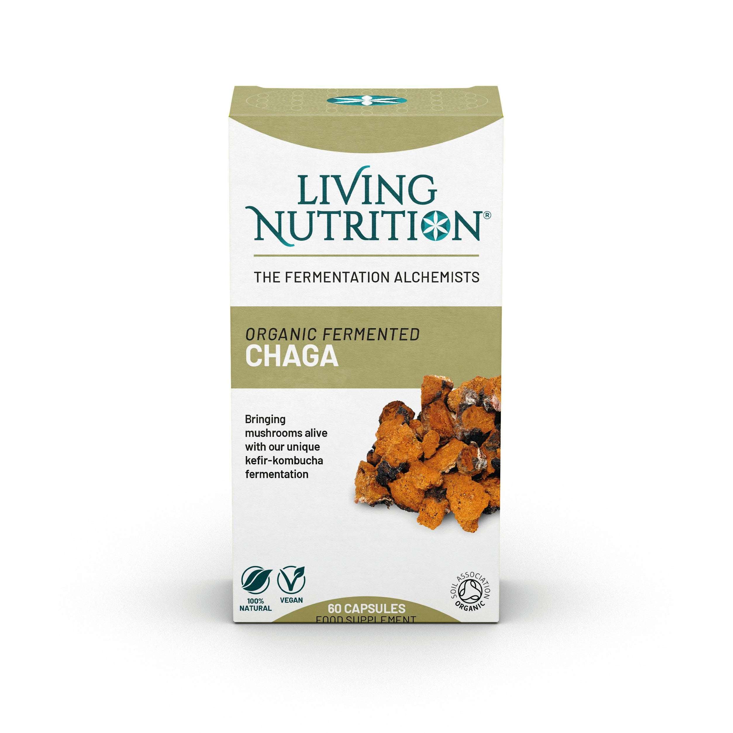 Living Nutrition Fermentoitu Chaga
