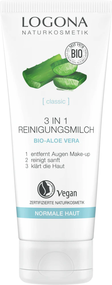 Logona Classic 3 in 1 Puhdistusmaito