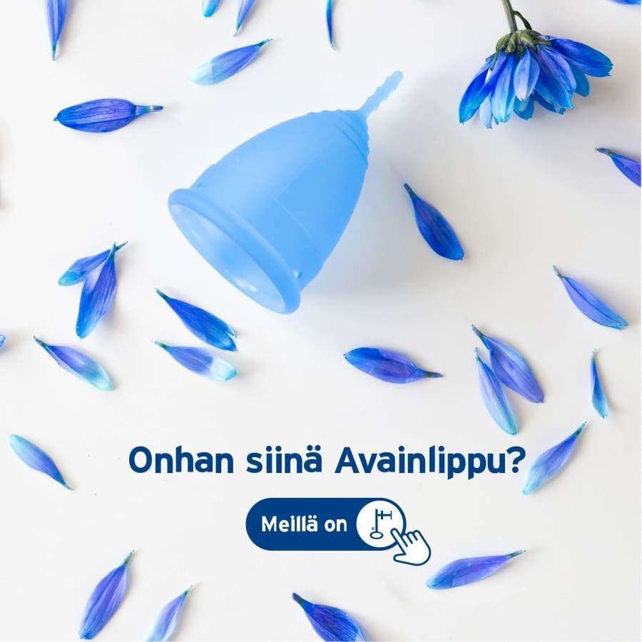 Lunette Kuukautiskuppi Sininen - Image 2
