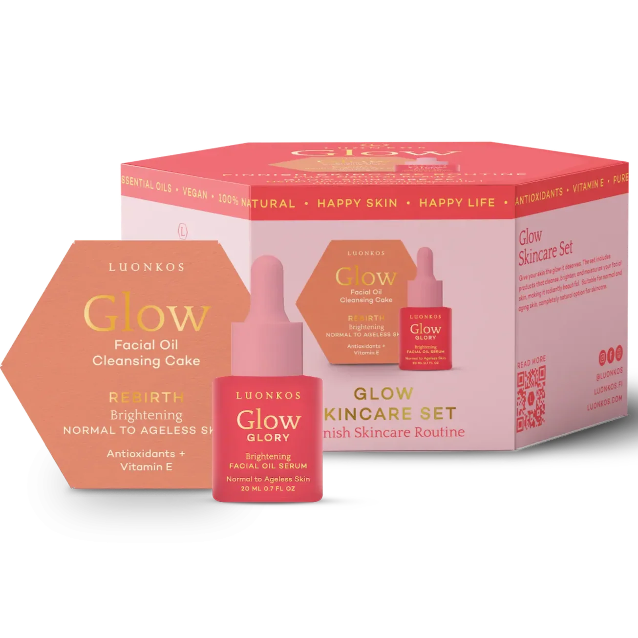 Luonkos Glow & Shine Skincare Set