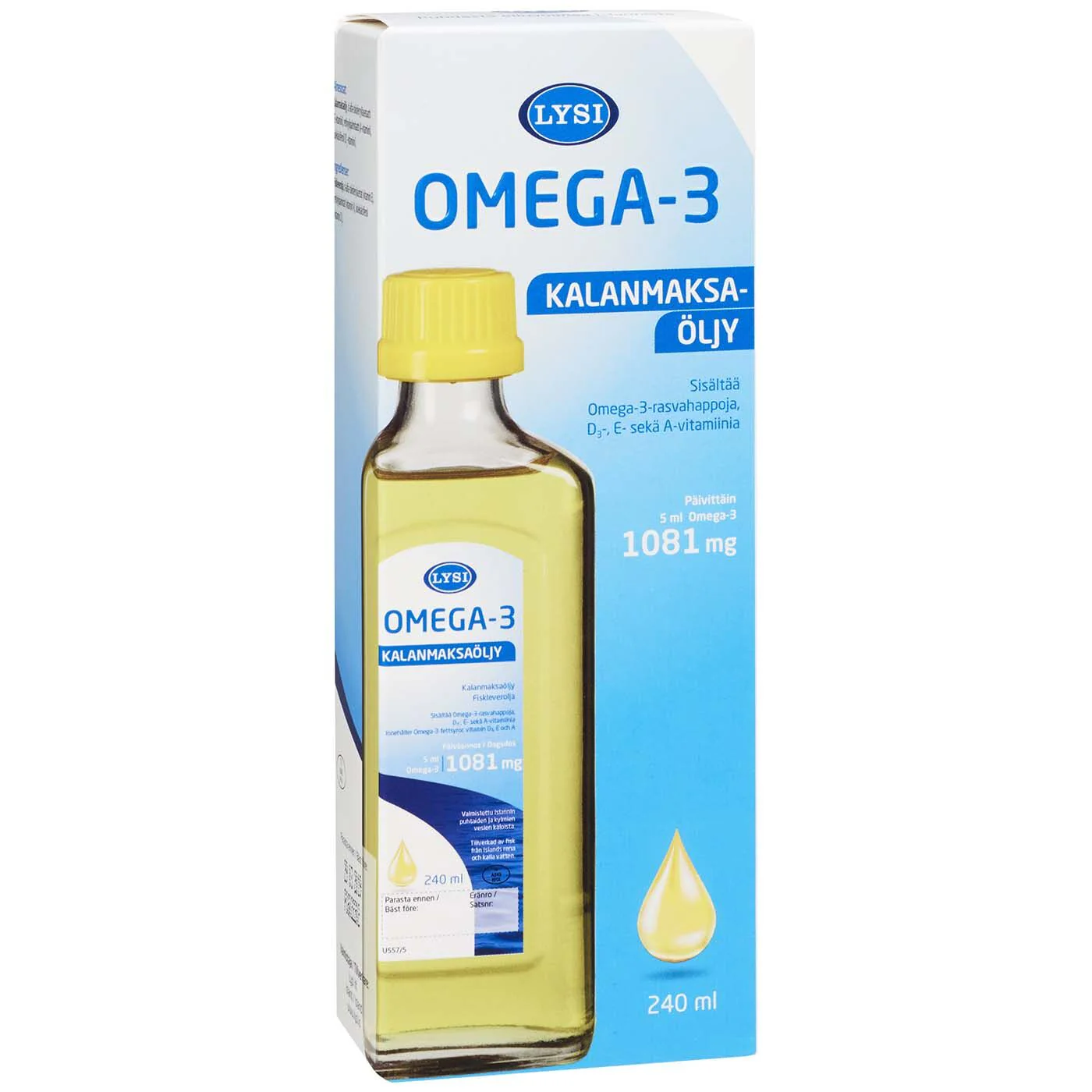 Lysi Omega-3 Kalanmaksaöljy