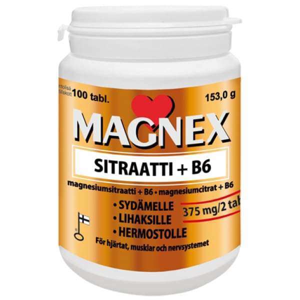 Magnex Sitraatti + B6-vitamiini