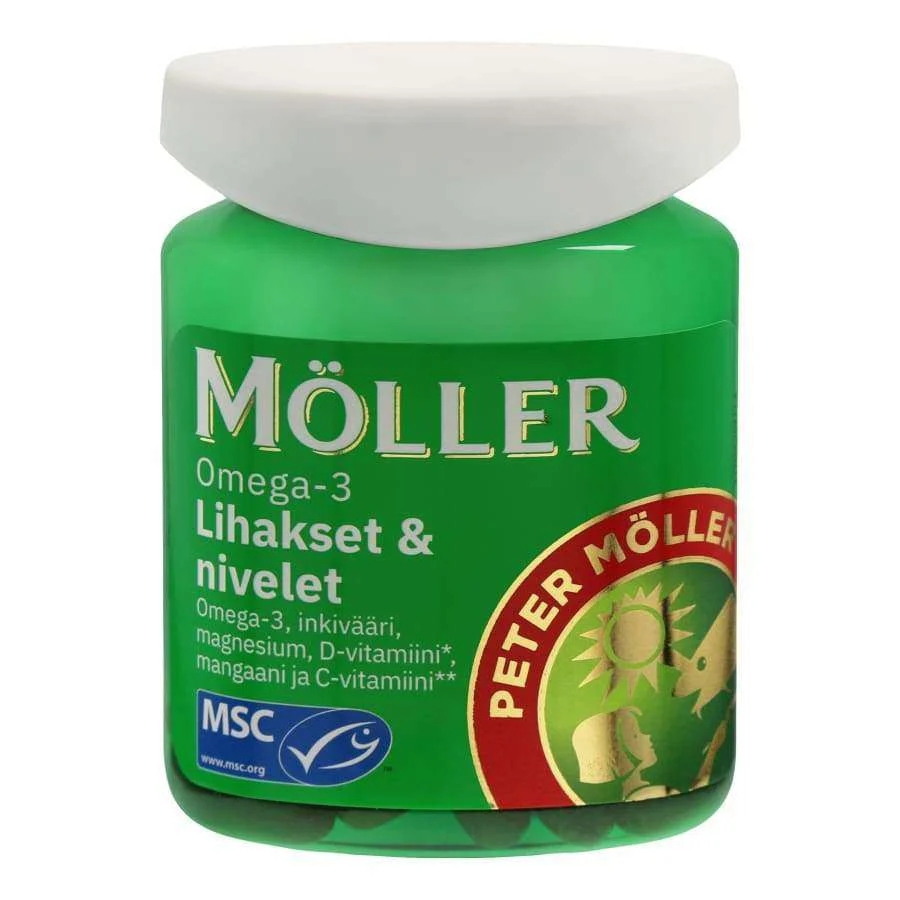Möller Omega-3 Lihakset & Nivelet