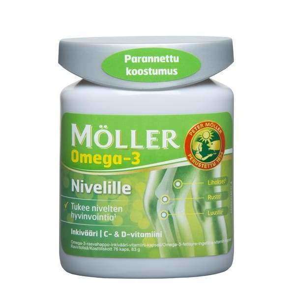 Möller Omega-3 Nivelille  (Parasta ennen 31.05.2026)