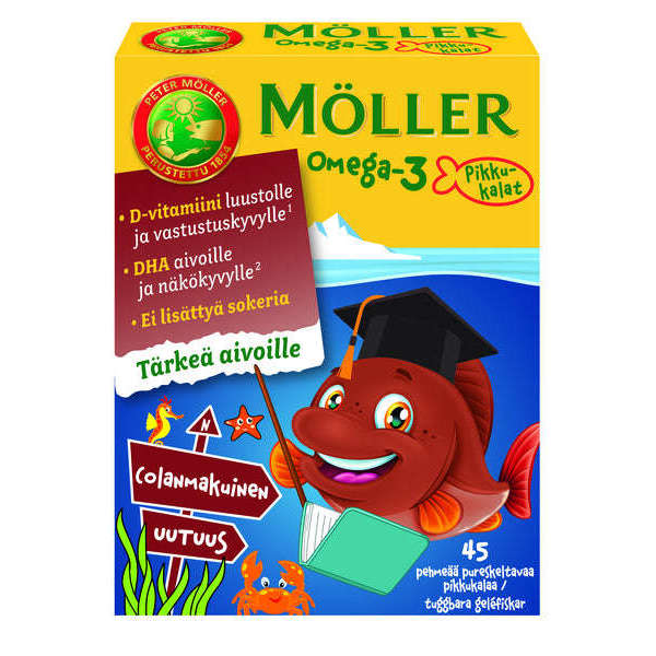 Möller Omega-3 Pikkukalat Cola