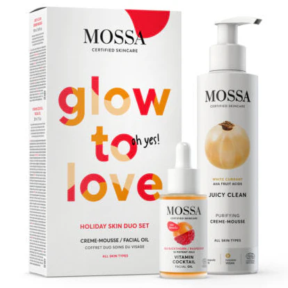 Mossa Glow Holiday Skin Duo Set Lahjapakkaus