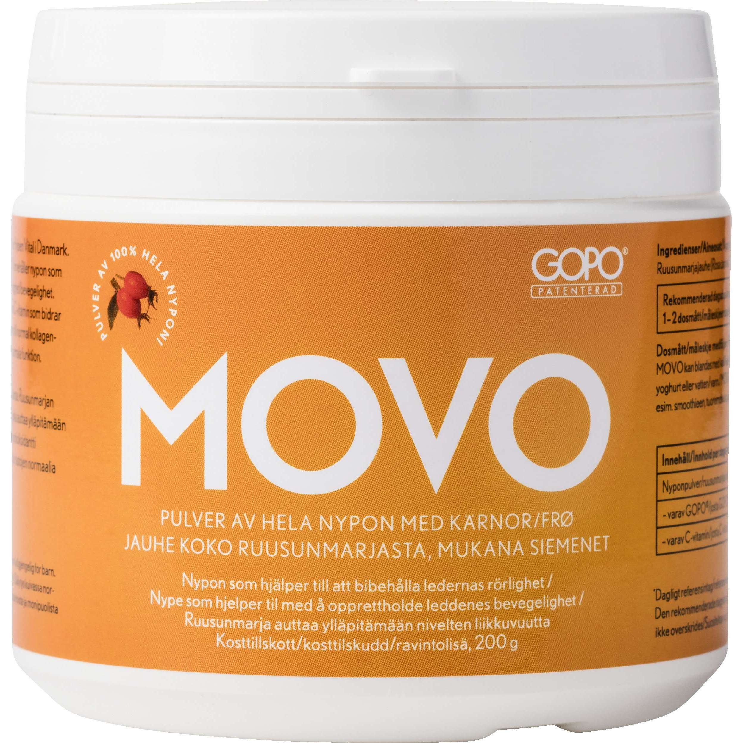 Movo Ruusunmarjajauhe