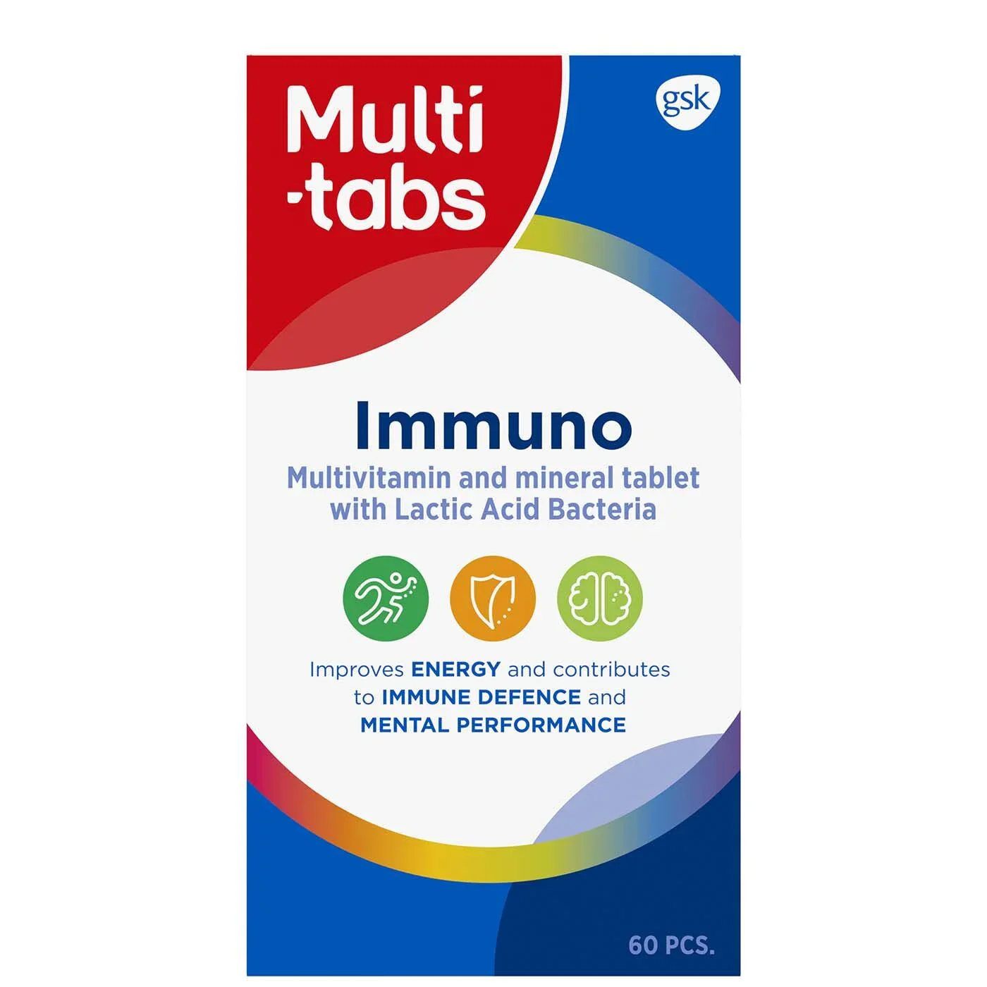 Multi-tabs Immuno + Maitohappobakteeri