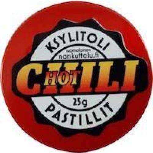 Narskuttelu Tasku Ksylitolipastilli Hot Chili