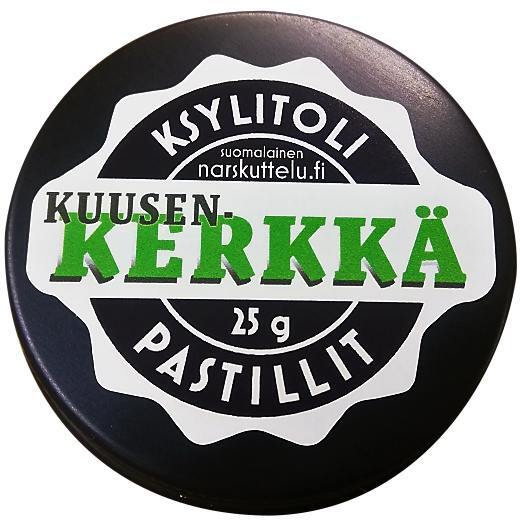 Narskuttelu Tasku Ksylitolipastilli Kuusenkerkkä