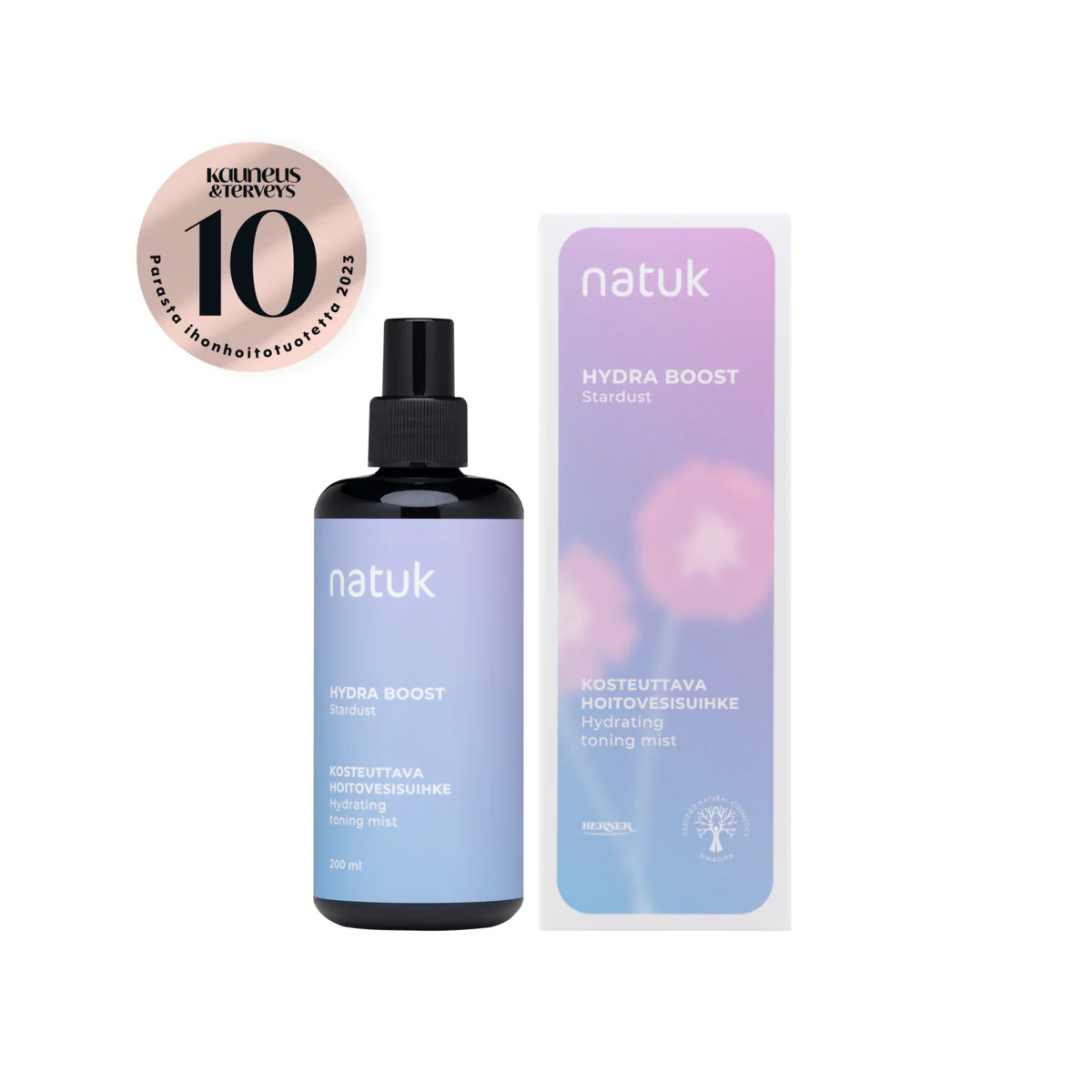 Natuk Hydra Boost Kosteuttava Hoitovesisuihke - Image 3