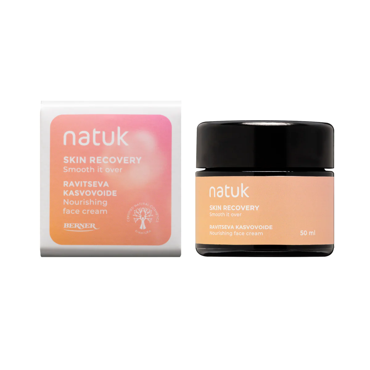 Natuk Skin Recovery Ravitseva Kasvovoide