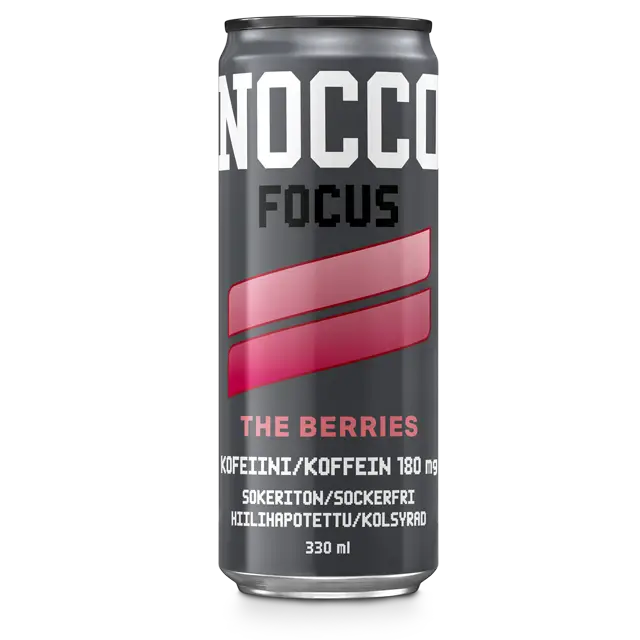 NOCCO FOCUS The Berries Energiajuoma 24-pack - Image 2