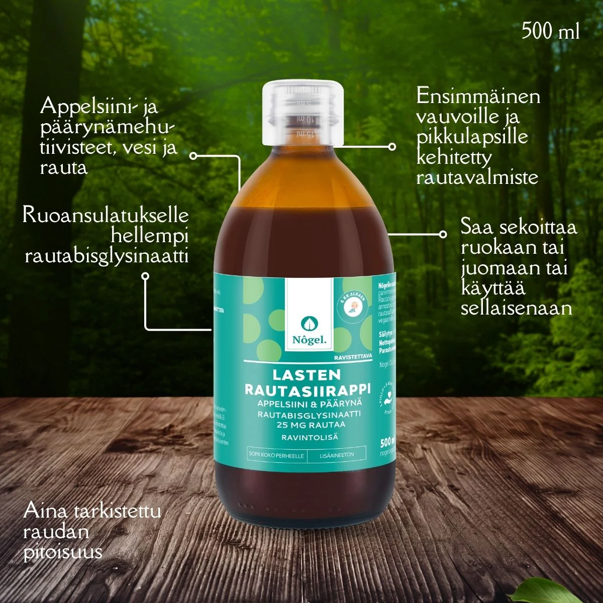 Nogel Lasten Rautasiirappi - Image 3