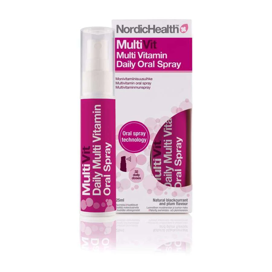 Nordic Health MultiVit Monivitamiini Suusuihke