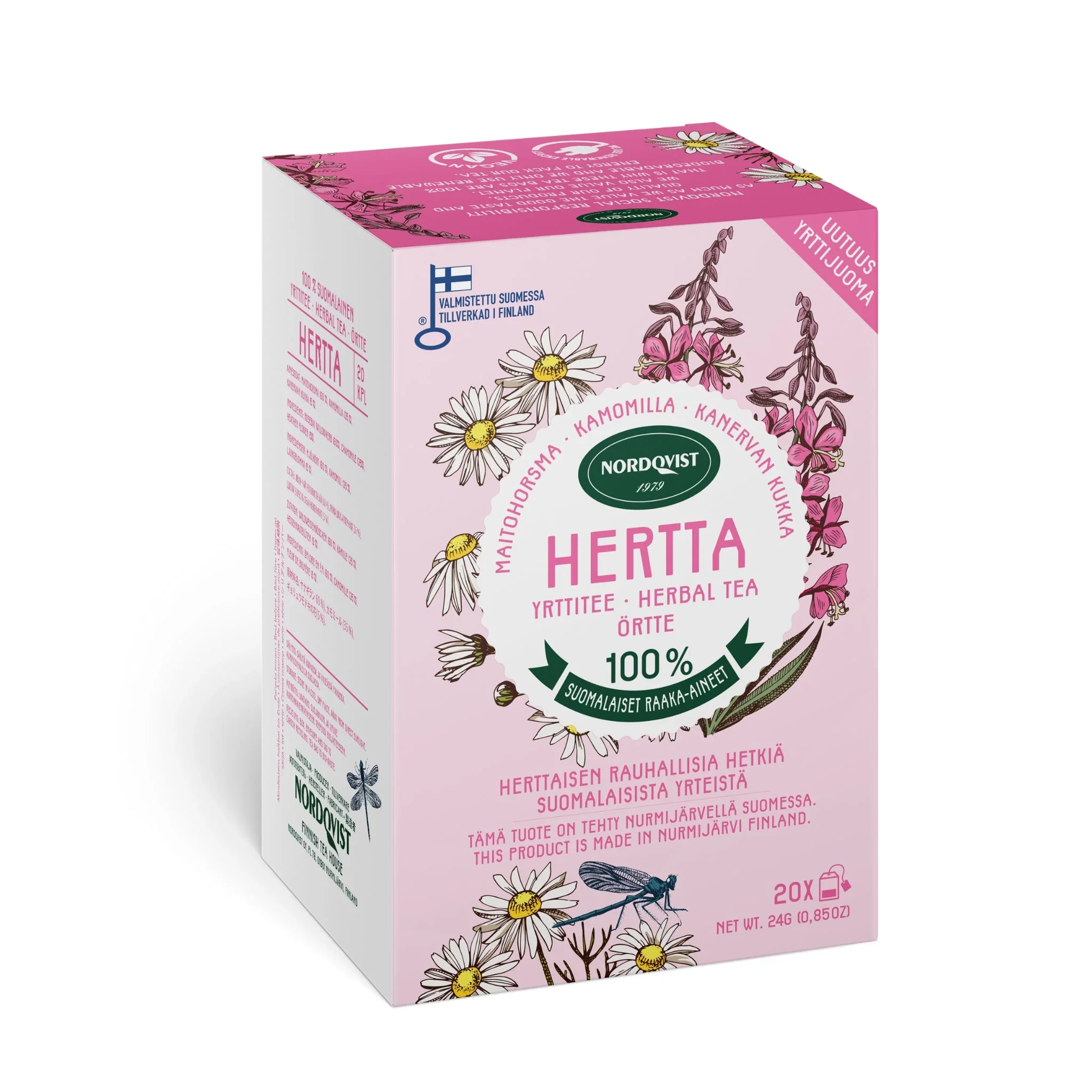 Nordqvist HERTTA Suomalainen Yrttitee