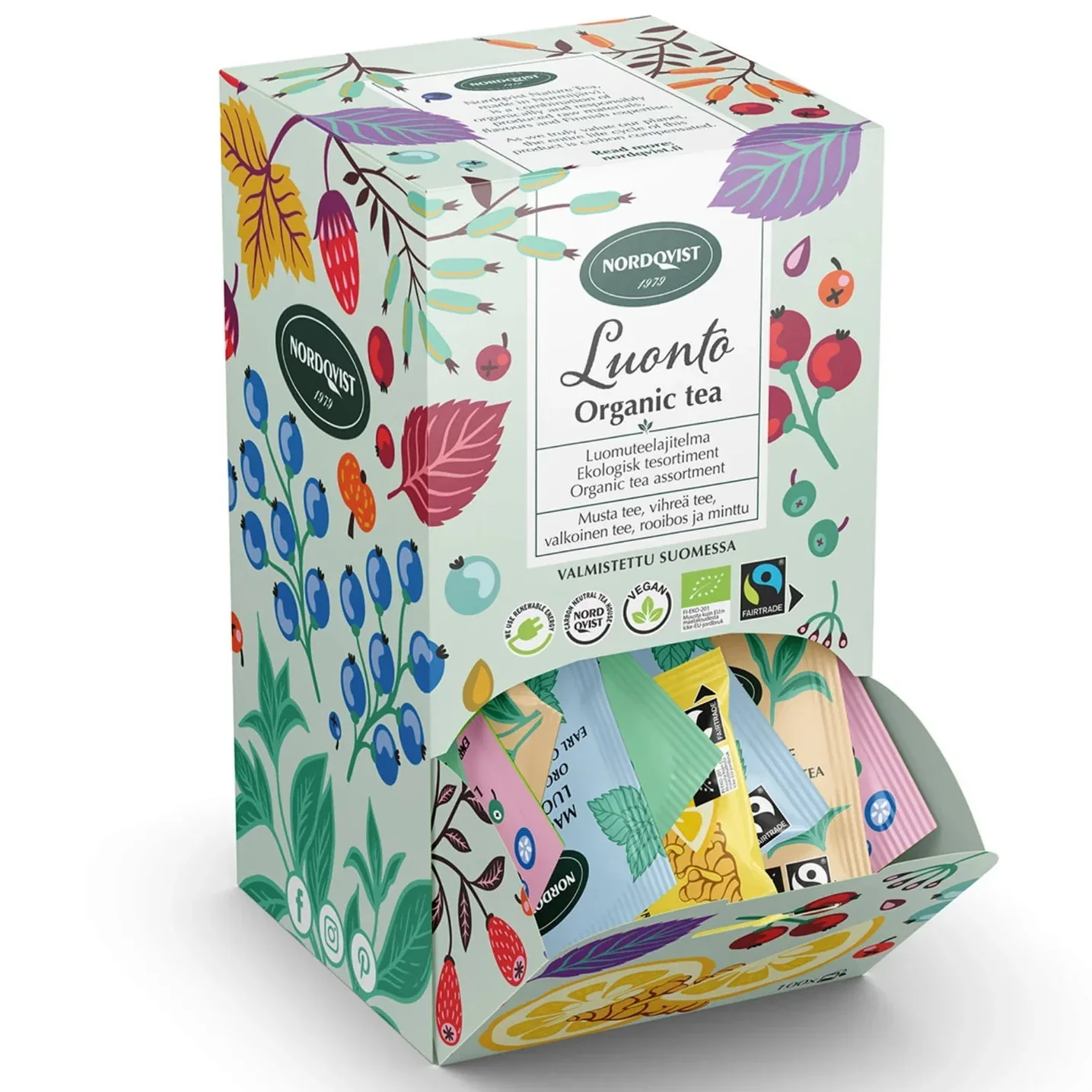 Nordqvist Luonto Luomutee Lajitelma  (Parasta ennen 20.05.2026)