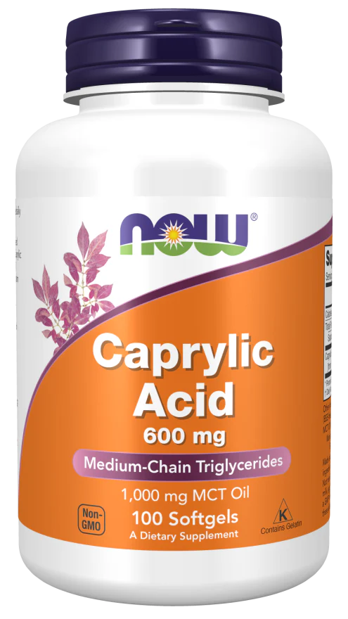 Now Foods Caprylic Acid 600 mg