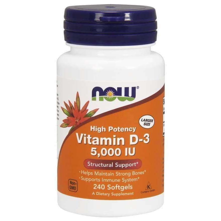 Now Foods D3-vitamiini 125 mikrog - Image 2